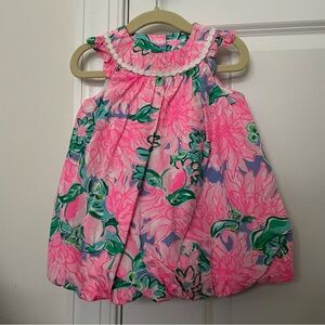Lilly Pulitzer Baby Girl Paloma Bubble Dress 18-24 Months